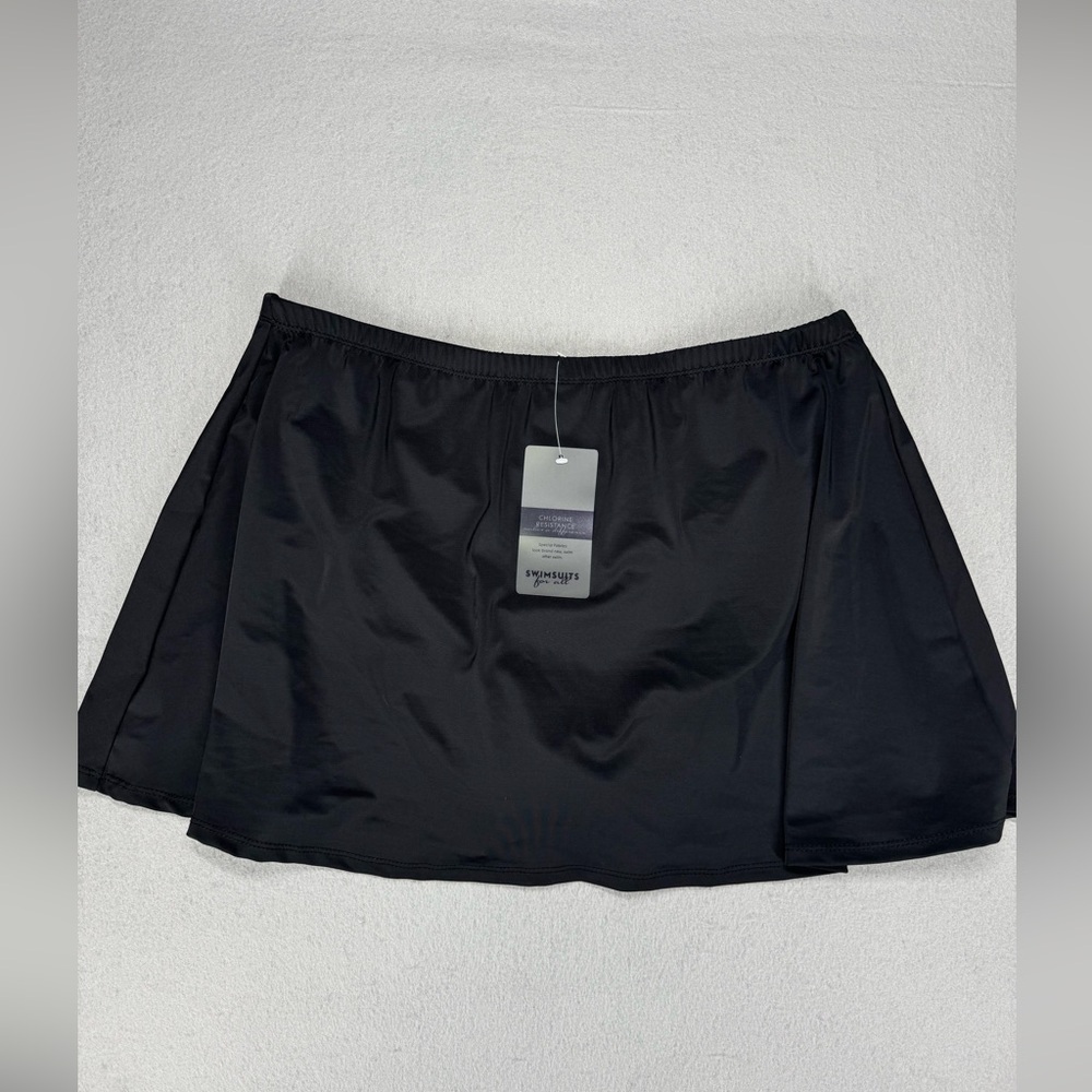 Swimsuits For All Black Modest Swim Skirt 16 (runs smaller 14) - Picture 2 of 6
